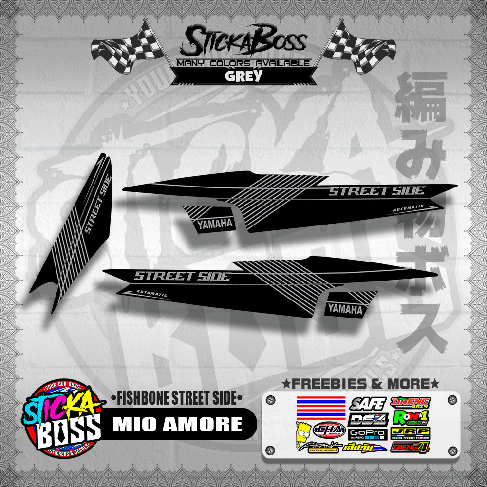 MIO AMORE DECALS ( FISHBONE STREET SIDE )【WITH FREEBIES】