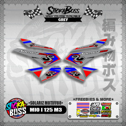 MIO I 125 M3 DECALS ( SOLARIZ MOTIFF88 )【WITH FREEBIES】