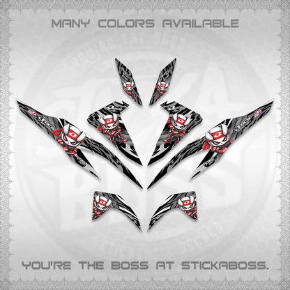 CLICK 125 V2 DECALS (2026 NEW RCB 2.0 DESIGN) STICKER KITS BY STICKABOSS