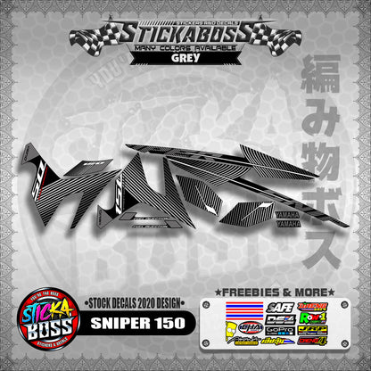 SNIPER 150 ( STOCK DECALS 2020 DESIGN ) 【WITH FREEBIES】