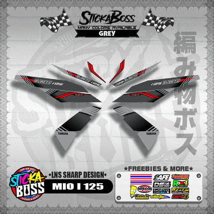 MIO I 125 DECALS ( LNS SHARP DESIGN )【WITH FREEBIES】