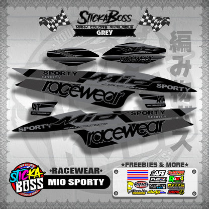MIO SPORTY DECALS ( RACEWEAR )【WITH FREEBIES】