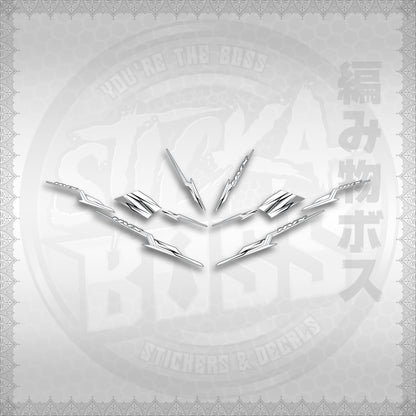 STICKER DECALS for AEROX 155 V1 THAI (AV1STOLTHST) By STICKABOSS (SOFIE LAMINATED WATERP