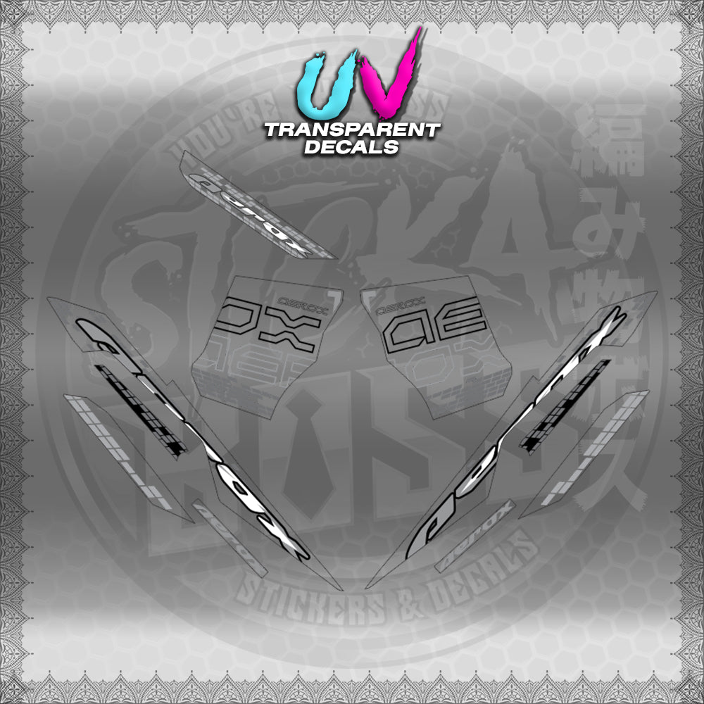 【PREMIUM UV PRINT】TRANSPARENT AEROX V3 ALPHA TURBO INDO (AV3NVBLDE)【WITH FREEBIES】