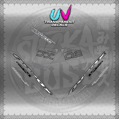 【PREMIUM UV PRINT】TRANSPARENT AEROX V3 ALPHA TURBO INDO (AV3NVBLDE)【WITH FREEBIES】