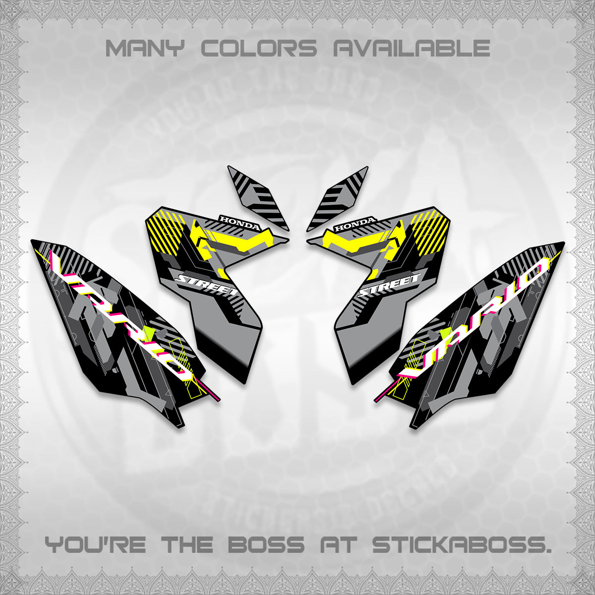 CLICK 125 V3 VARIO DECALS (2026 STREET STYLE EDITION) STICKER DECALS By STICKABOSS
