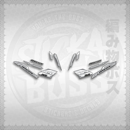 STICKER DECALS for AEROX 155 V1 THAI (AV1BLSI20) By STICKABOSS (SOFIE LAMINATED WATERPROOF)