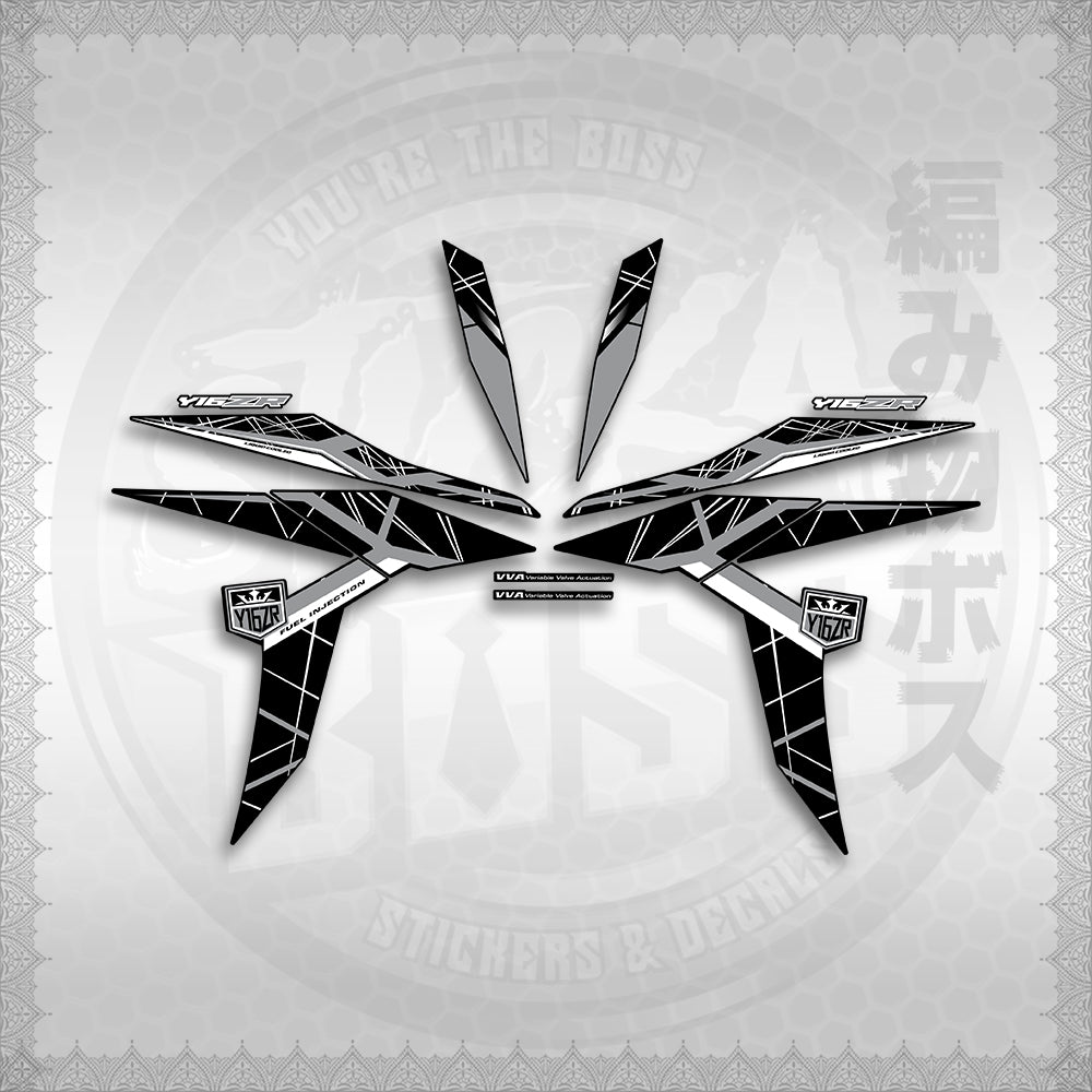 STICKER DECALS for SNIPER 155 MALAYSIAN (S155MICIY16) By STICKABOSS (SOFIE LAMINATED WATERPROOF)