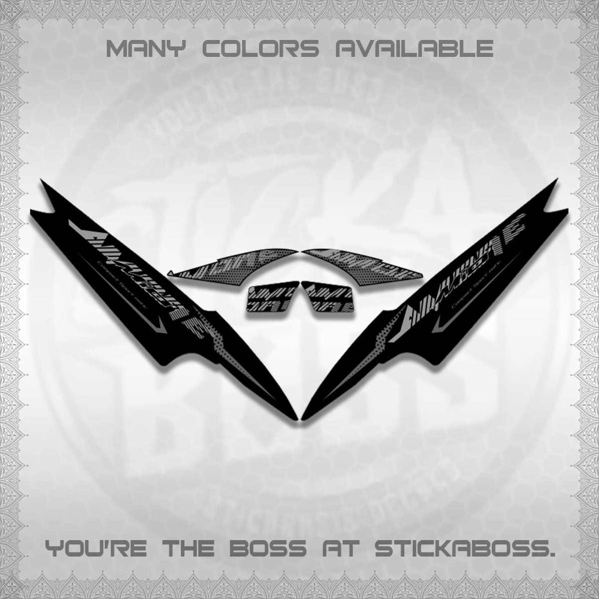 MIO SPORTY/SMILE  DECALS (2026 NEW AMORE DESIGN)STICKER DECALS By STICKABOSS
