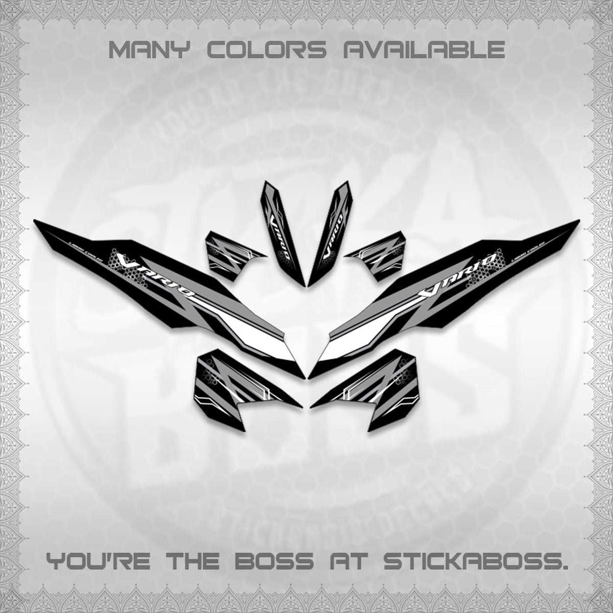 CLICK 125 V3 INDO-MALAY VARIO DECALS (2026 CODE1 DESIGN)STICKER DECALS By STICKABOSS