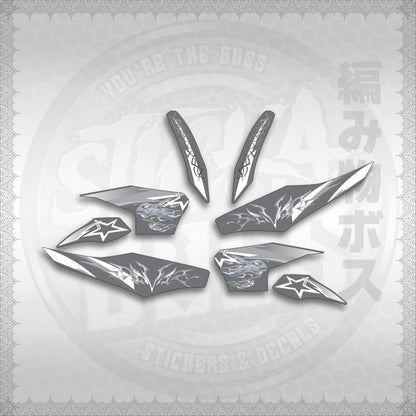 STICKER DECALS for CLICK 125 V2 (CV2VALEKYSH) By STICKABOSS (SOFIE LAMINATED WATERPROOF)