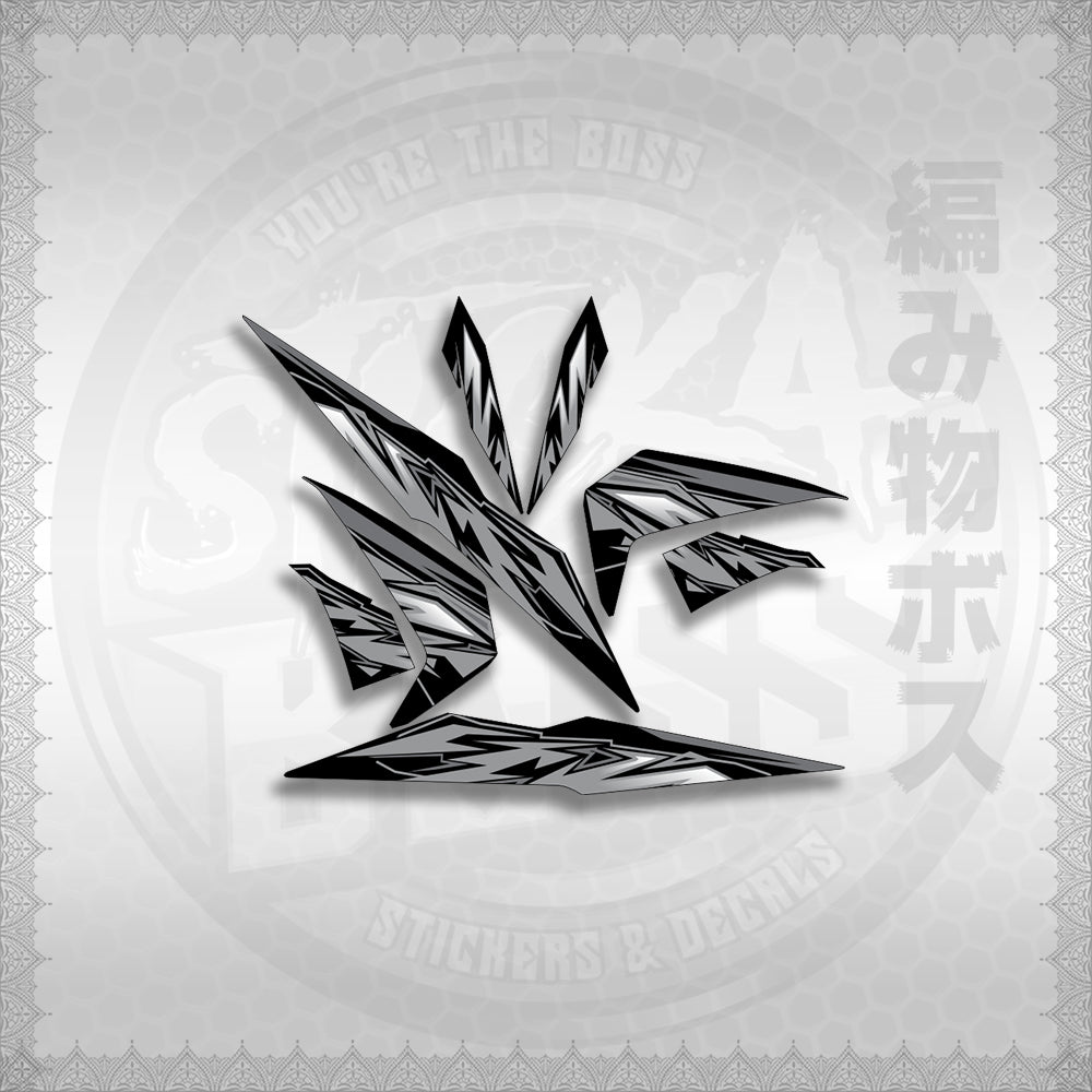 STICKER DECALS for BEAT 110 V2 (BV2INMASTMODE) By STICKABOSS (SOFIE LAMINATED WATERPROOF)