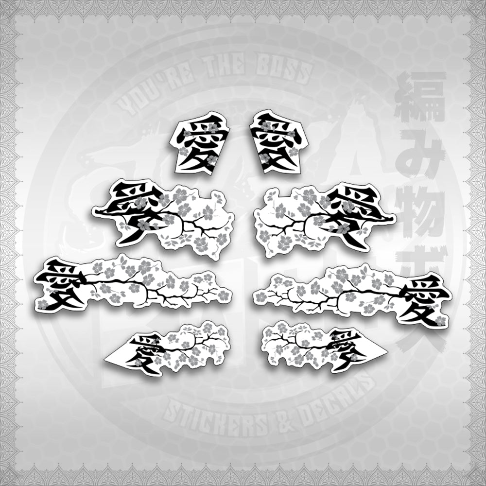 STICKER DECALS for NMAX V3 TURBO INDO FOR WHITE (NV3FWSAXFL) By STICKABOSS (SOFIE LAMINATED WATERPROOF)