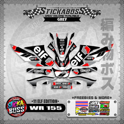 WR 155 STICKER DECALS ( 11 ELF EDITION )【WITH FREEBIES】