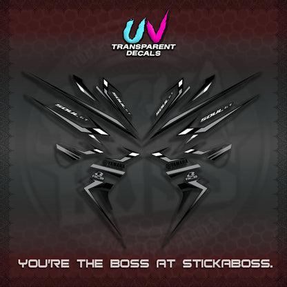 【PREMIUM UV PRINT】TRANSPARENT MIO SOUL i 115 GT INDO STRIPING DECALS (2026 DESIGN 001)By STICKABOSS