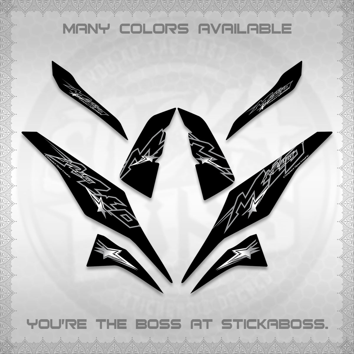 MIO M3 INDO-MALAY DECALS (2026 STAR A04) STICKER DECALS BY STICKABOSS