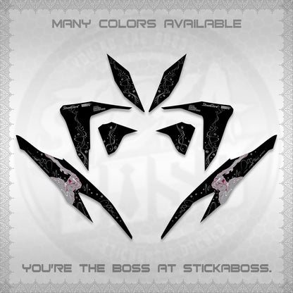 CLICK V2 DECALS (2026 2F2F SWIRL DESIGN) STICKER KITS BY STICKABOSS