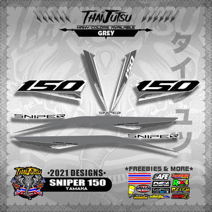 SNIPER 150 DECALS ( 2021 DESIGNS )【WITH FREEBIES】