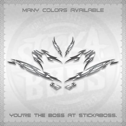 CLICK 125 V4 INDO VARIO FOR WHITE DECALS (2026 NUSANTARA STRIPING) STICKER DECALS By STICKABOSS