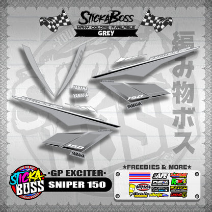 SNIPER 150 STOCK DECALS ( GP EXCITER )【WITH FREEBIES】