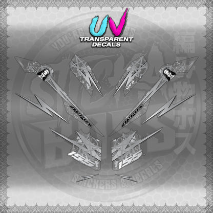 【PREMIUM UV PRINT】TRANSPARENT AEROX V3 ALPHA TURBO INDO (AV3STLASA)【WITH FREEBIES】