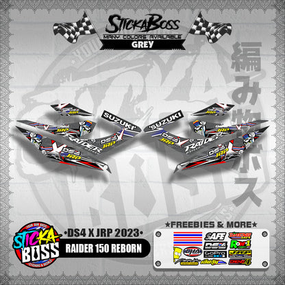 RAIDER 150 REBORN DECALS ( DS4 X JRP 2023 )【WITH FREEBIES】