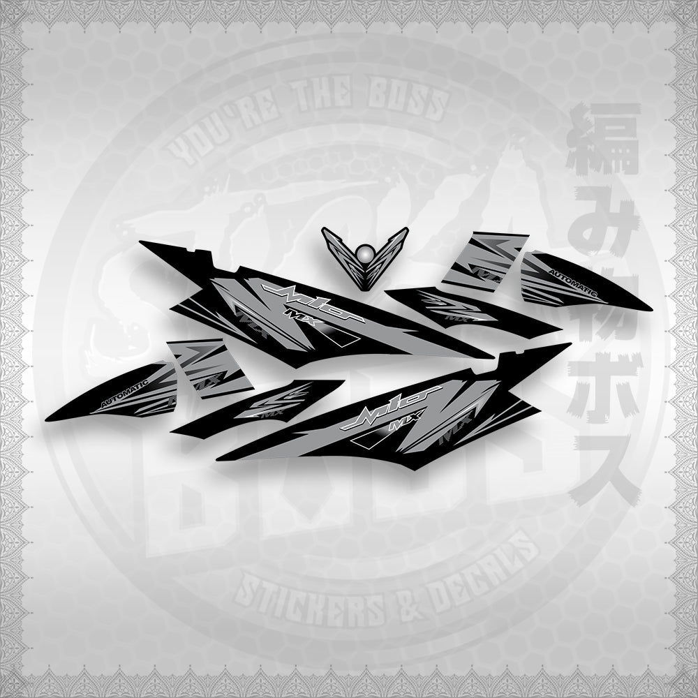 STICKER DECALS for MIO SOUL I (MSISTCA) By STICKABOSS (SOFIE LAMINATED WATERPROOF)