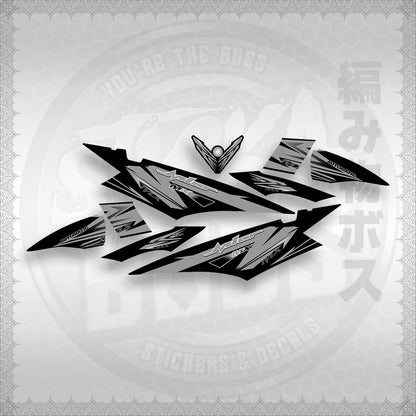 STICKER DECALS for MIO SOUL I (MSISTCA) By STICKABOSS (SOFIE LAMINATED WATERPROOF)