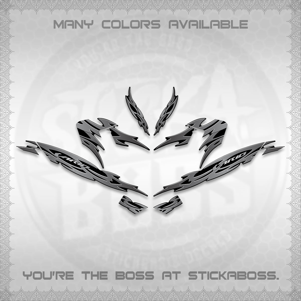 CLICK 125 V4 INDO VARIO DECALS (2026 NUSANTARA STRIPING) STICKER DECALS By STICKABOSS