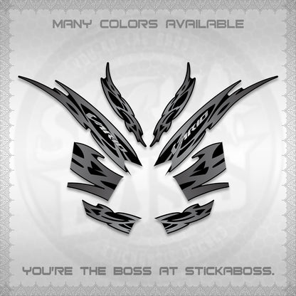CLICK 125 V2 INDO STRIPING DECALS (2026 NUSANTARA MOTIF) STICKER DECALS By STICKABOSS