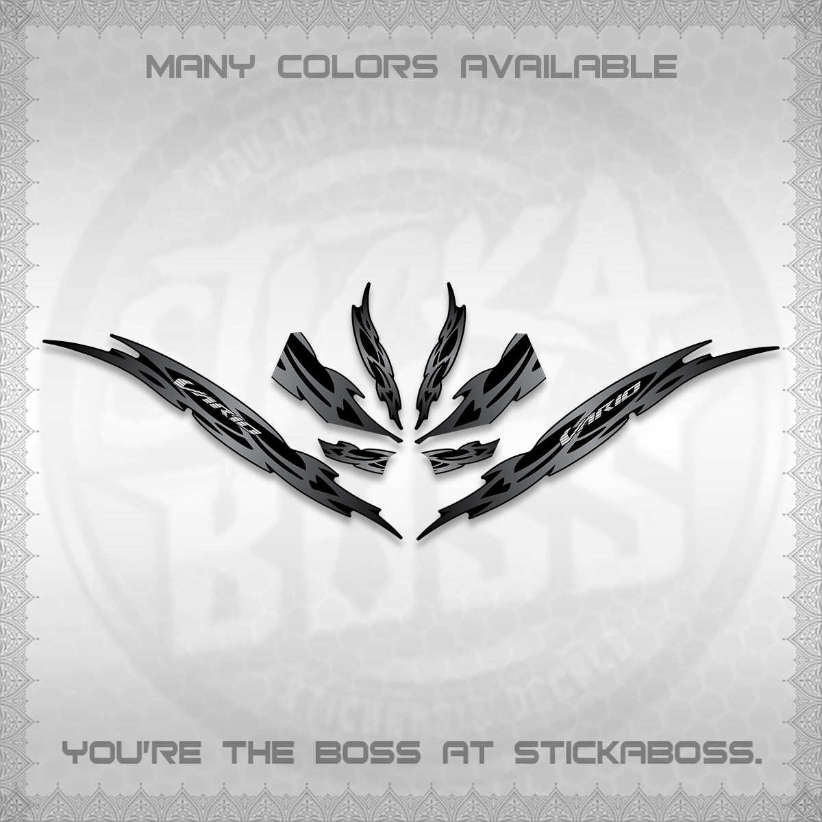 CLICK 125 V3 INDO VARIO DECALS (2026 NUSANTARA STRIPING) STICKER DECALS By STICKABOSS