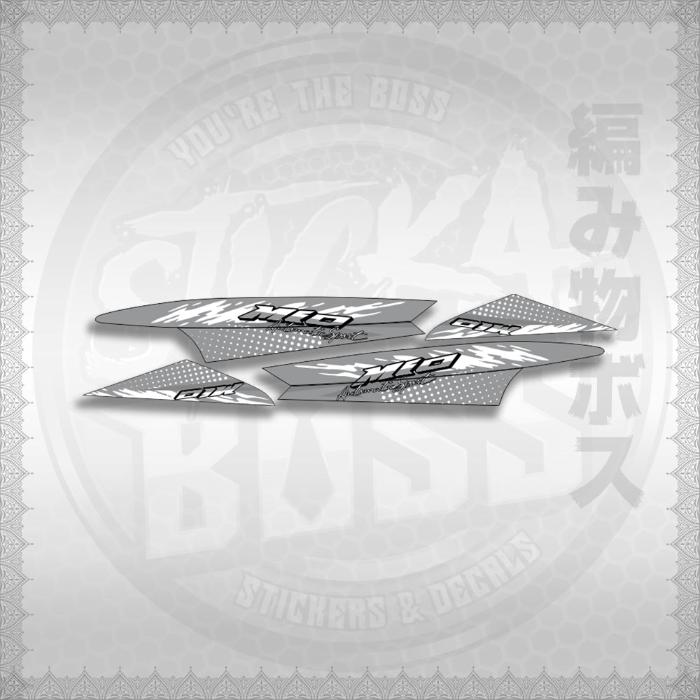 STICKER DECALS for MIO SPORTY / SMILE (MSPSSIMOCO) By STICKABOSS (SOFIE LAMINATED WATERPROOF)