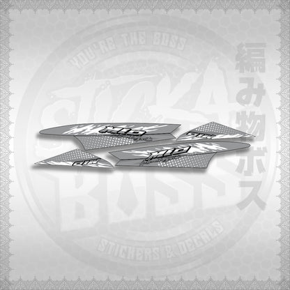STICKER DECALS for MIO SPORTY / SMILE (MSPSSIMOCO) By STICKABOSS (SOFIE LAMINATED WATERPROOF)