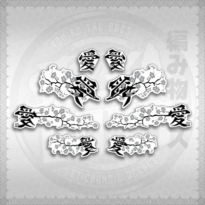 STICKER DECALS for NMAX V1 INDO FOR WHITE (NV1FWSAXFL) By STICKABOSS (SOFIE LAMINATED WATERPROOF)