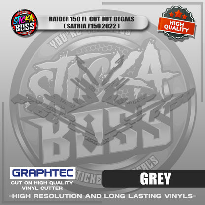 RAIDER 150 FI CUT OUT DECALS ( SATRIA F150 2022 ) | VINYL WATERPROOF CUT-OUT STICKER DECALS