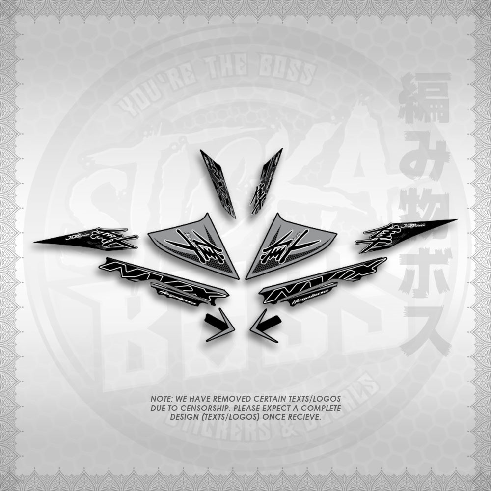 STICKER DECALS for AEROX V3 ALPHA TURBO (AV3HAHO) By STICKABOSS (SOFIE LAMINATED WATERPROOF)