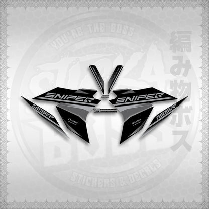 STICKER DECALS for SNIPER 155 (20PHSTDE) By STICKABOSS (SOFIE LAMINATED WATERPROOF)