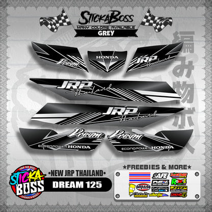 DREAM 125 DECALS ( NEW JRP THAILAND )【WITH FREEBIES】