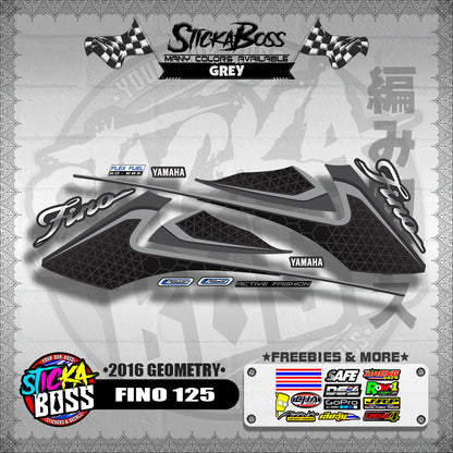 FINO 125 DECALS ( 2016 GEOMETRY )【WITH FREEBIES】