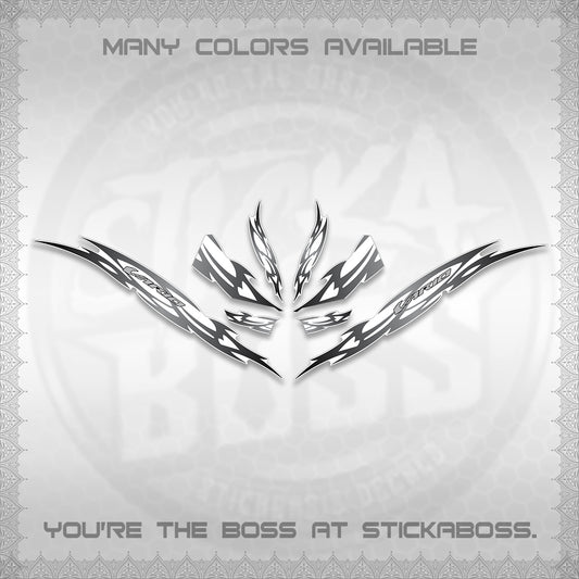 CLICK 125 V3 INDO VARIO FOR WHITE DECALS (2026 NUSANTARA STRIPING) STICKER DECALS By STICKABOSS