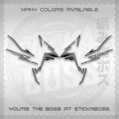 AEROX V3 NVX MALAY DECALS (HIBISCUS MOTIF) STICKER DECALS By STICKABOSS