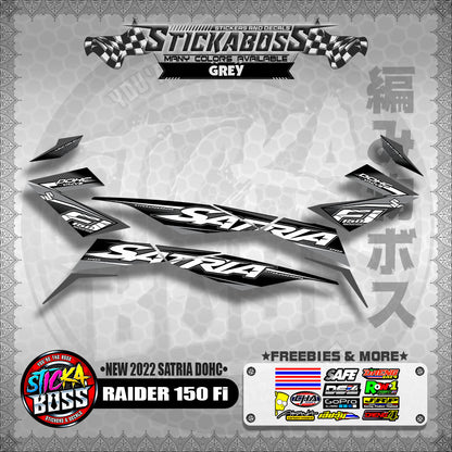 SUZUKI RAIDER 150 Fi STOCK DECAL (NEW 2022 SATRIA DOHC)【WITH FREEBIES】