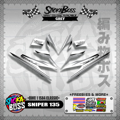 SNIPER 135 DECALS ( BWC 1 1S84 CLASSIC )【WITH FREEBIES】