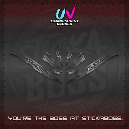 CLICK 125 V3 INDO VARIO UV TRANSPARENT DECALS (2026 NUSANTARA STRIPING) STICKER DECALS By STICKABOSS