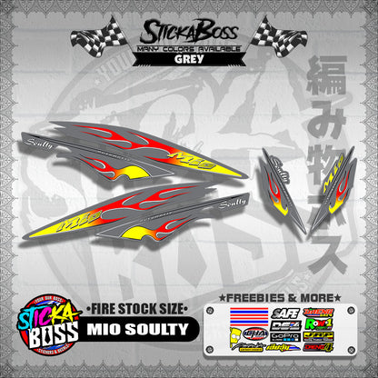 MIO SOULTY DECALS ( FIRE STOCK SIZE )【WITH FREEBIES】