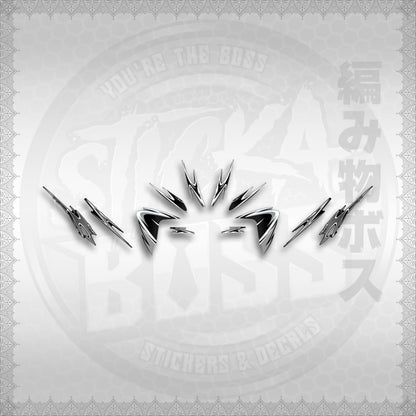 STICKER DECALS for CLICK 125 V2 (CV225LENEMOHO) By STICKABOSS (SOFIE LAMINATED WATERPROOF)