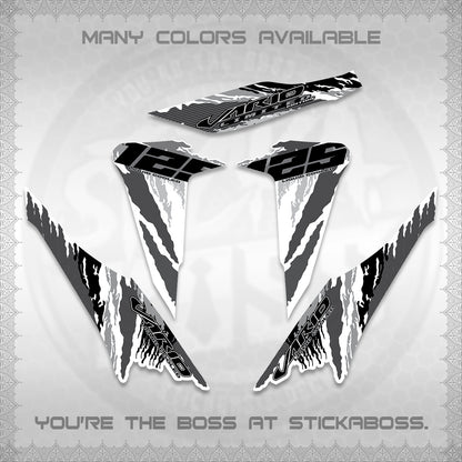 CLICK 125 V2 VARIO FOR WHITE DECALS (2022 SPLASH SPECIAL) STICKER KITS BY STICKABOSS
