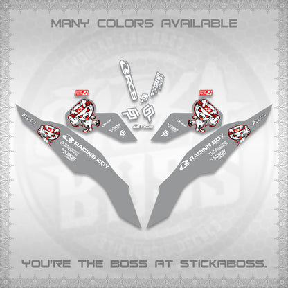 CLICK V3 DECALS (2026 RACE ZOMBIE DESIGN)STICKER DECALS By STICKABOSS