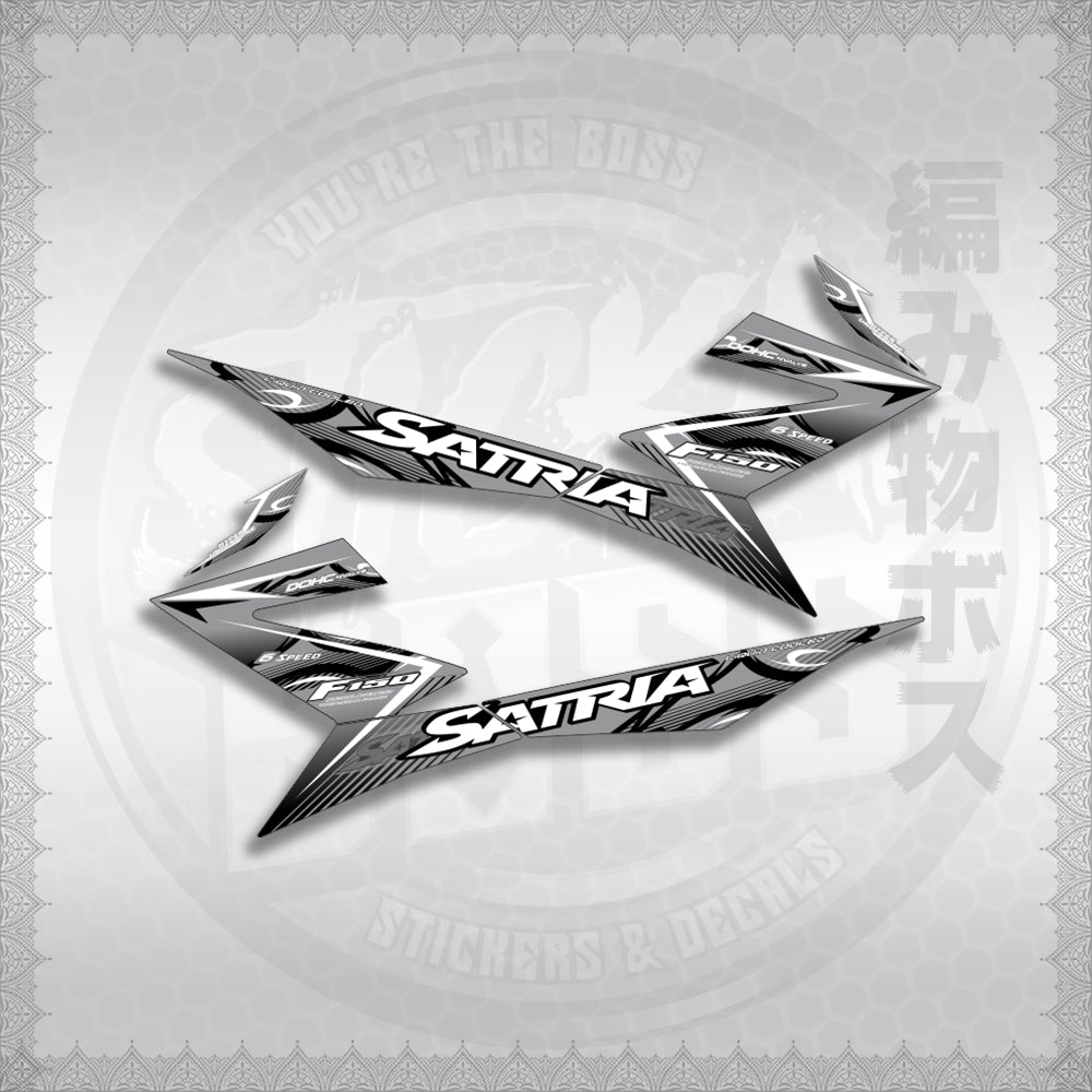 STICKER DECALS for RAIDER 150 FI (RFISATHMATH) By STICKABOSS (SOFIE LAMINATED WATERPROOF)