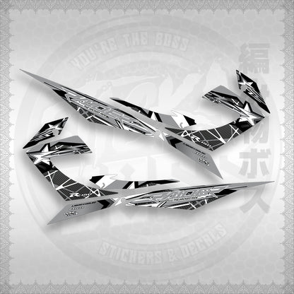 STICKER DECALS for RAIDER 150 REBORN CARB (RRCTHMATH04) By STICKABOSS (SOFIE LAMINATED WATERPROOF)